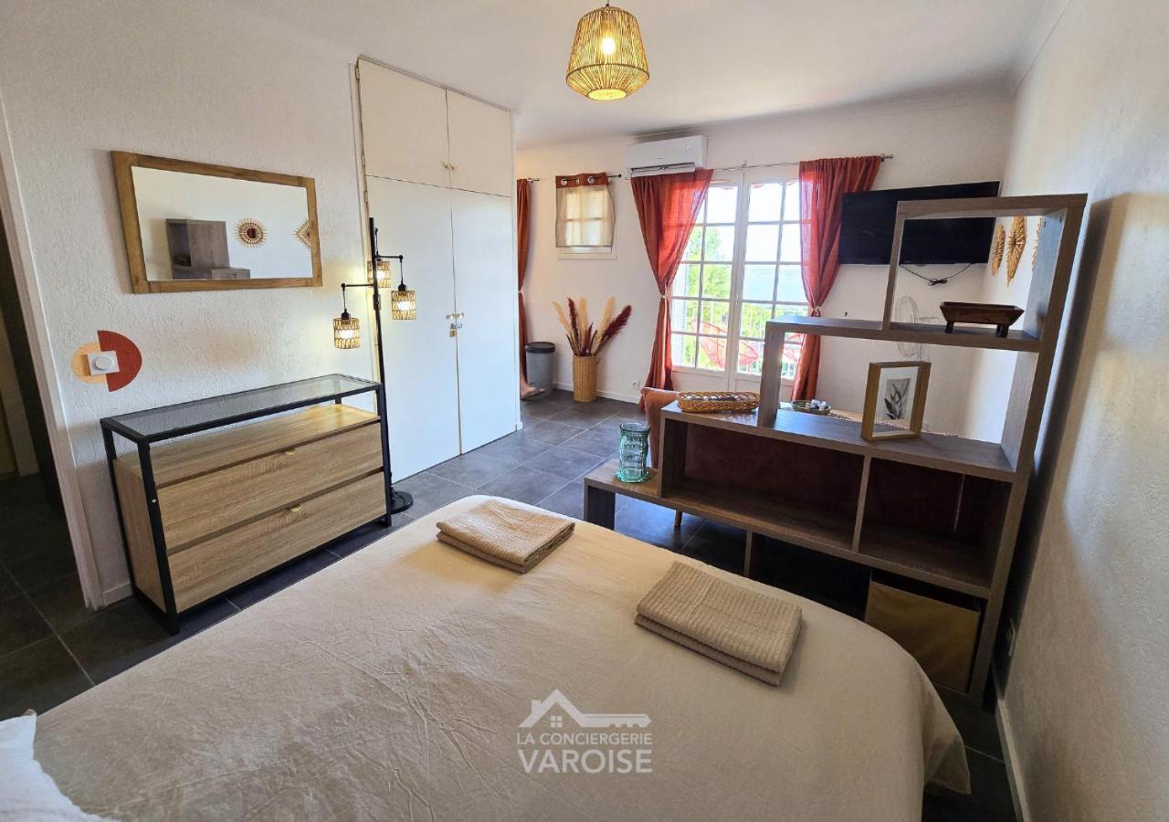Appartement Le Paradis Au Mont Des Oiseaux - - Clim - Tennis - Vue Hyères